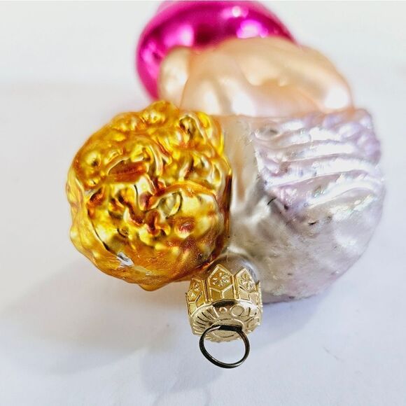 Vintage Christopher Radko 'Heart Ride' 1996 Blown Glass Cupid Angel Ornament - Picture 9 of 11